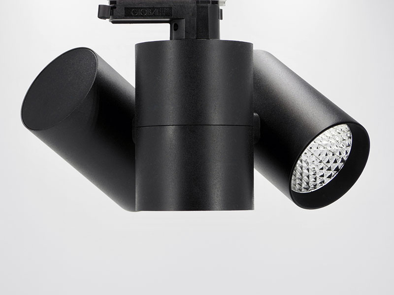 3-Phasen-Strahler schwarz 30 Watt